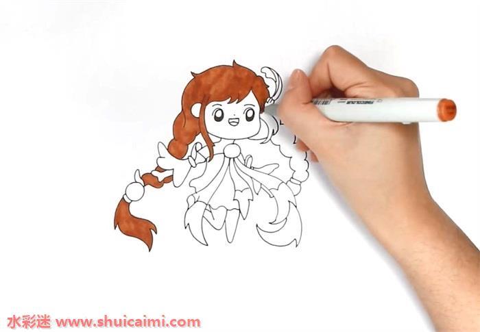 简单漂亮大乔怎么画 大乔简笔画图片q版教程