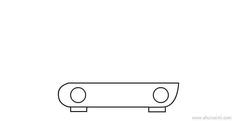 跑步机卡通简笔画教学步骤