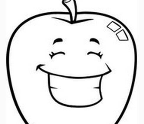 苹果图片简笔画 苹果图片简笔画儿童画