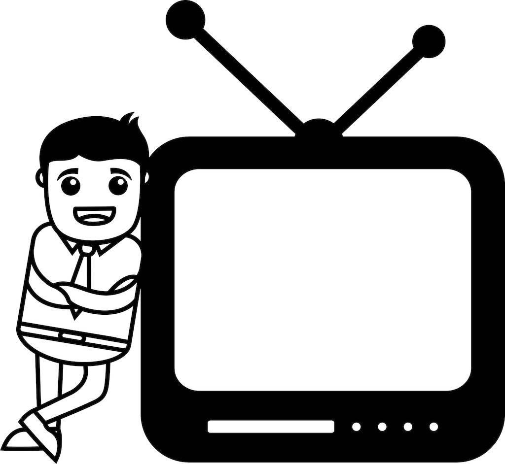 电视简笔画 电视简笔画彩色