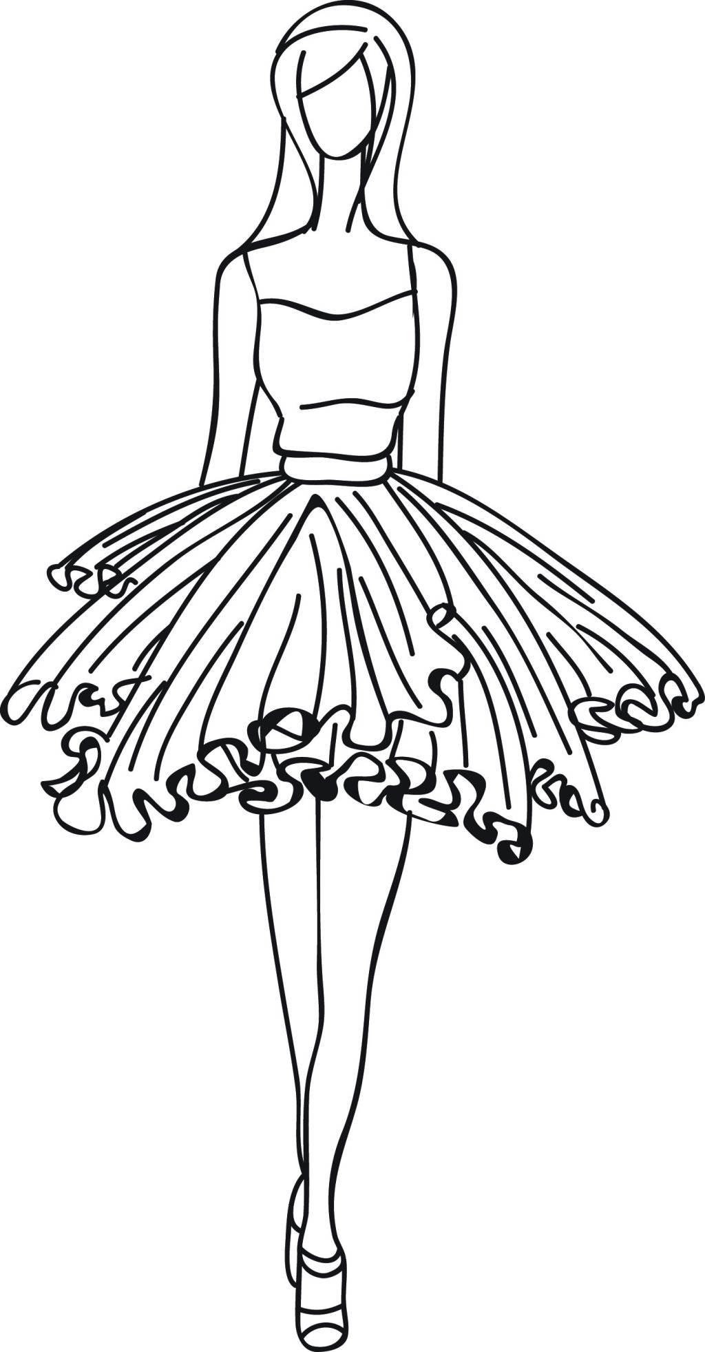 裙子简笔画 裙子简笔画简单又漂亮