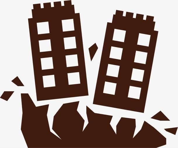 地震简笔画图片大全 地震简笔画图片大全彩色