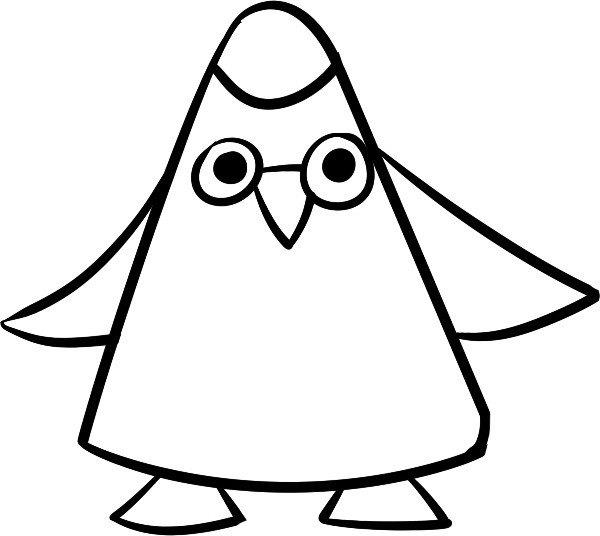 优雅的企鹅的简笔画怎么画 优雅的企鹅简笔画图片