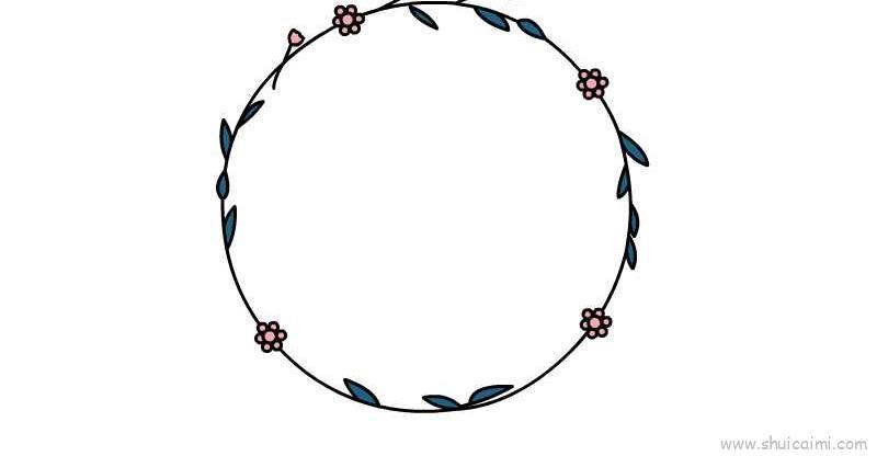 装饰边框花纹儿童画怎么画 装饰边框花纹简笔画顺序