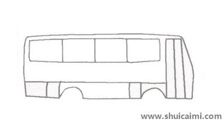 大客车儿童简笔画