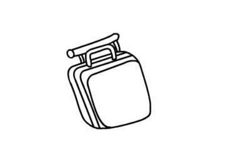 行李箱简笔画 行李箱简笔画可爱