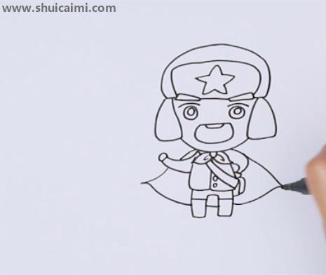雷锋简笔画怎么画 雷锋简笔画顺序