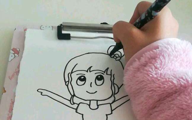 跳舞简笔画图片大全 跳舞简笔画图片大全可爱