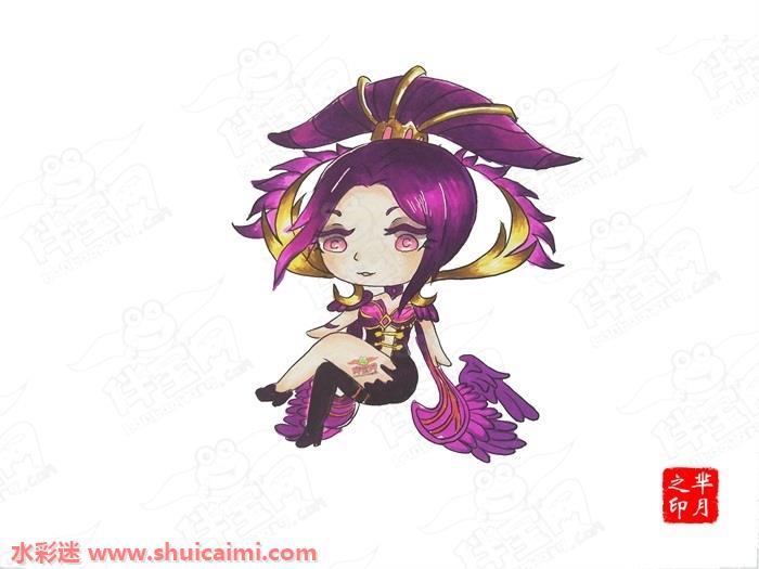 王者荣耀q版人物怎么画 王者荣耀q版人物简笔画步骤