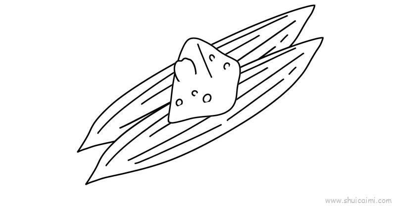 粽子儿童画怎么画 粽子教程简笔画好看