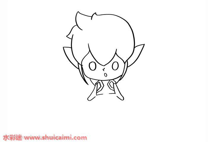 水王子怎么画 水王子简笔画画法
