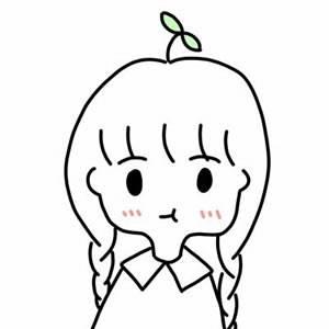 可爱简笔画手绘女孩 可爱简笔画手绘女孩丸子头