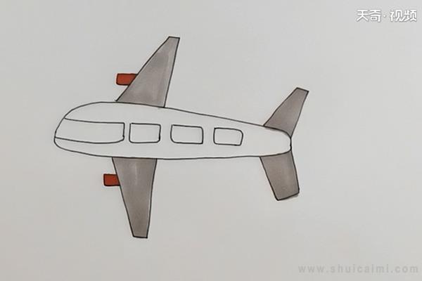 飞机简笔画怎么画 飞机简笔画图片