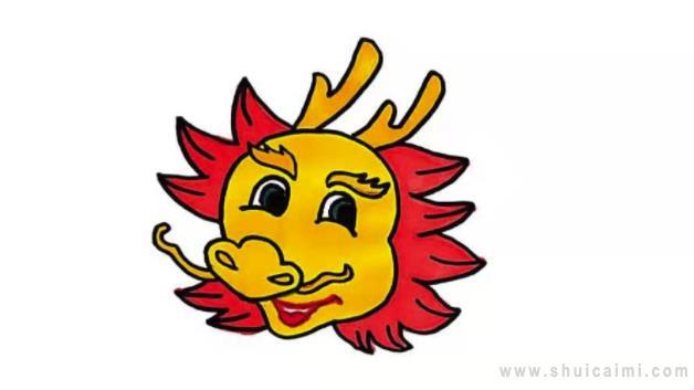 龙头简笔画怎么画 龙头简笔画简单