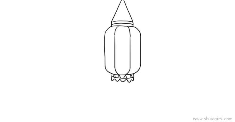 元宵灯笼儿童画怎么画 元宵灯笼简笔画画法