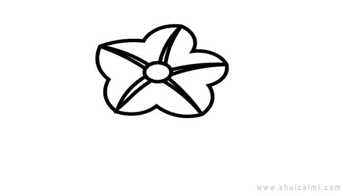 月光花简笔画怎么画 月光花简笔画顺序