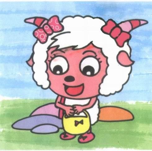 喜羊羊简笔画 喜羊羊简笔画图片大全