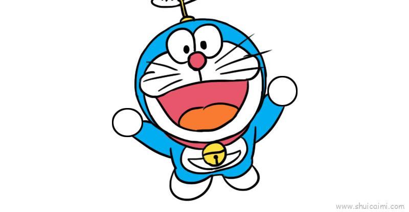 哆来a梦儿童画怎么画 哆来a梦简笔画图片大全