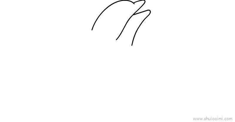 海豚儿童画怎么画 海豚简笔画顺序