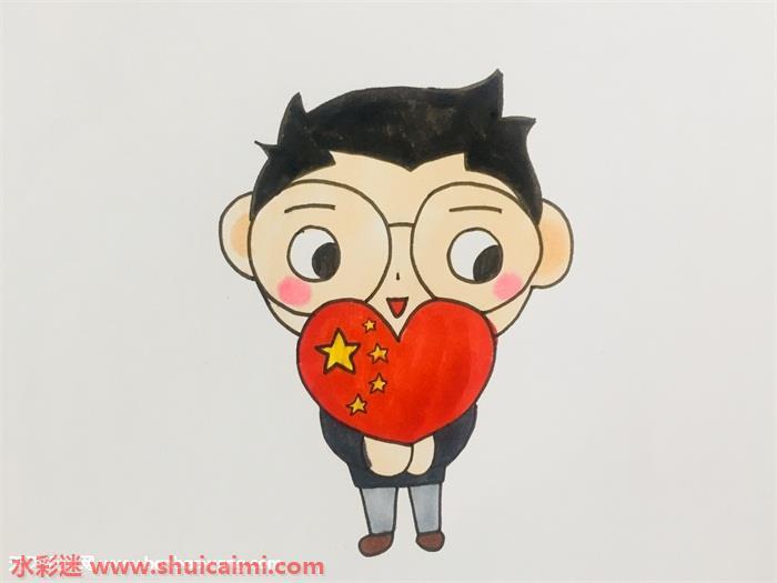 我爱我的祖国怎么画 我爱我的祖国简笔画简单彩色