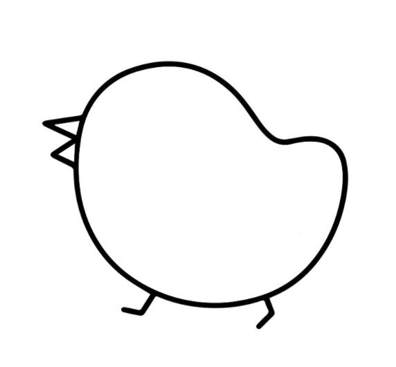 小鸡简笔画怎么画 小鸡简笔画图片
