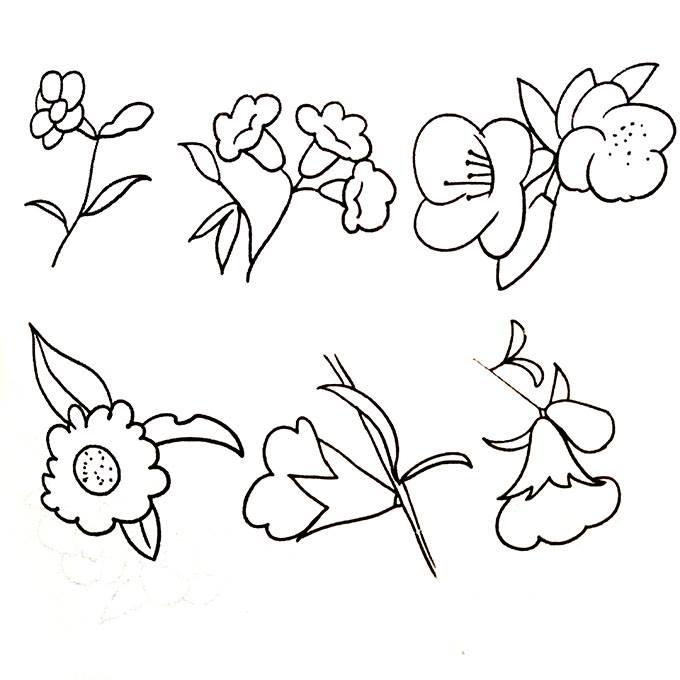 石榴花简笔画图片大全 石榴花简笔画图片大全带颜色