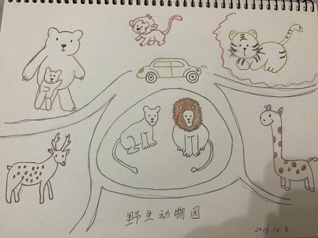 动物园简笔画超简单 动物园简笔画超简单又漂亮
