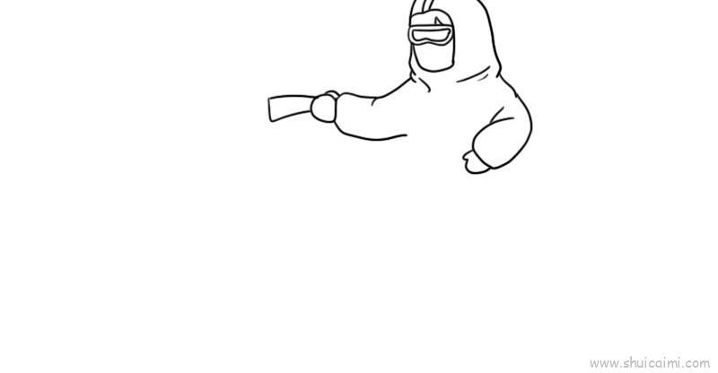 抗击肺炎医护人员儿童画怎么画 抗击肺炎医护人员简笔画图片大全