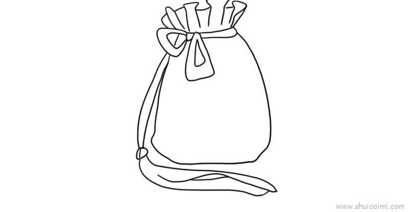 元宵福袋儿童画怎么画 元宵福袋简笔画画法