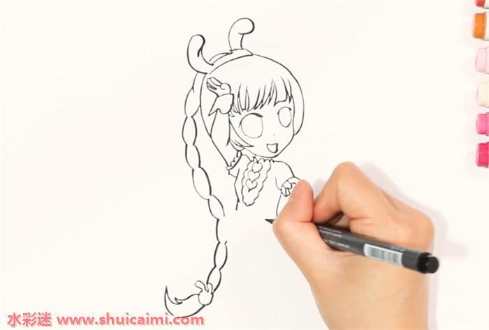 斗罗大陆小舞怎么画 斗罗大陆小舞简笔画简单易画