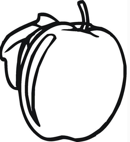 苹果图片简笔画 苹果图片简笔画儿童画