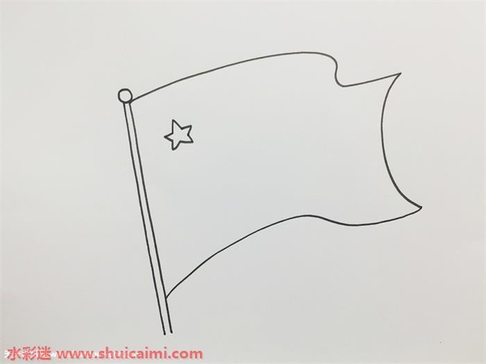 国旗怎么画 国旗简笔画画法