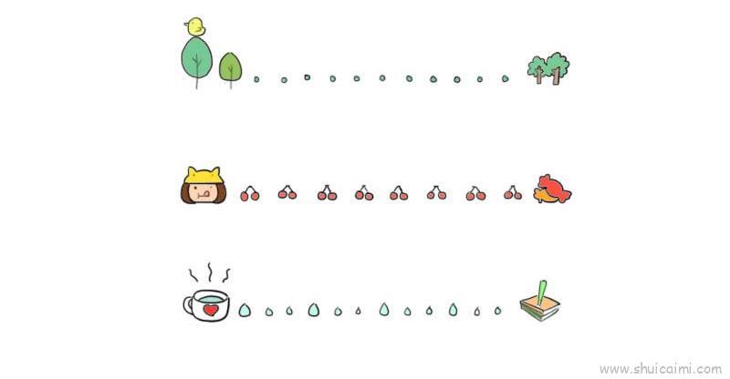 手账花边儿童画怎么画 手账花边简笔画步骤