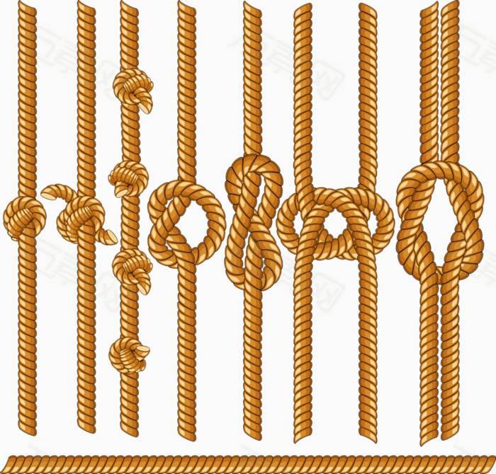 绳子简笔画 绳子简笔画彩色