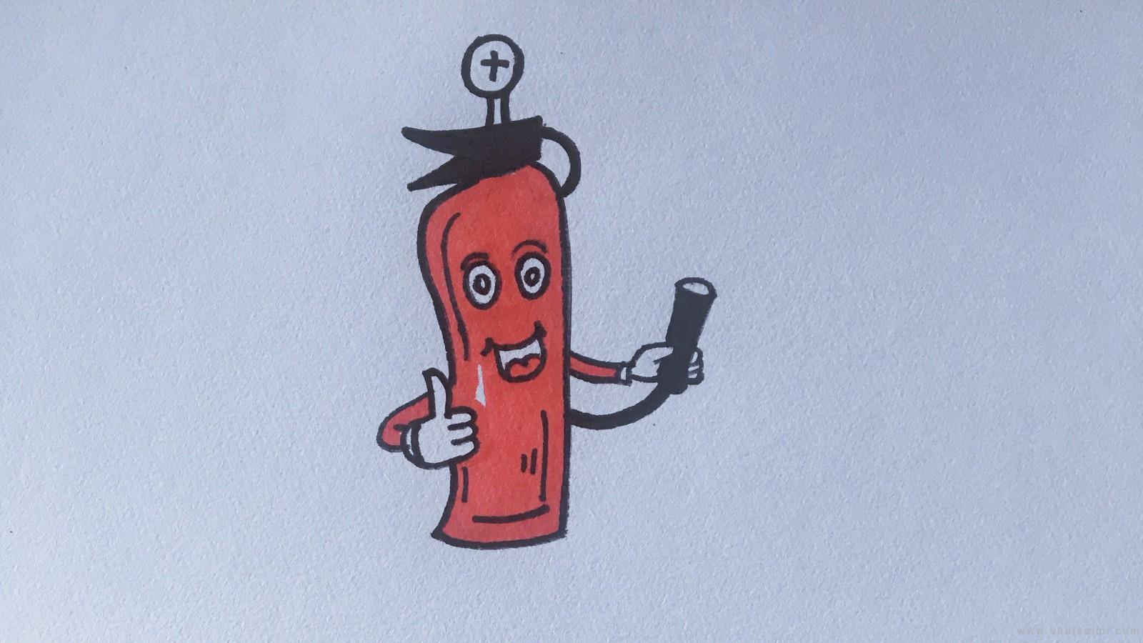 消防安全简笔画怎么画 消防安全简笔画简单又好看