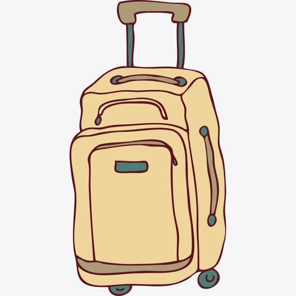 行李箱简笔画 行李箱简笔画可爱