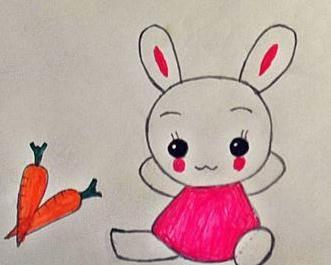 小白兔简笔画 小白兔简笔画彩色