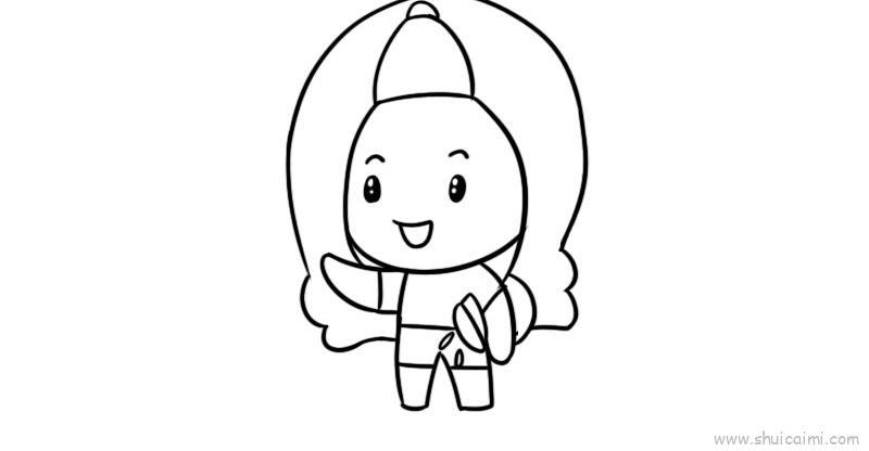 12星座水瓶座儿童画怎么画 12星座水瓶座简笔画图片