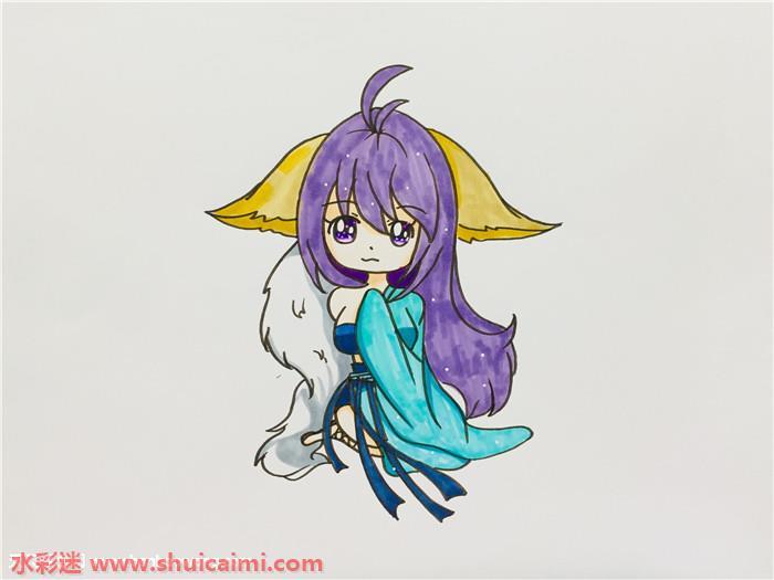 涂山雅雅怎么画 涂山雅雅简笔画图片大全