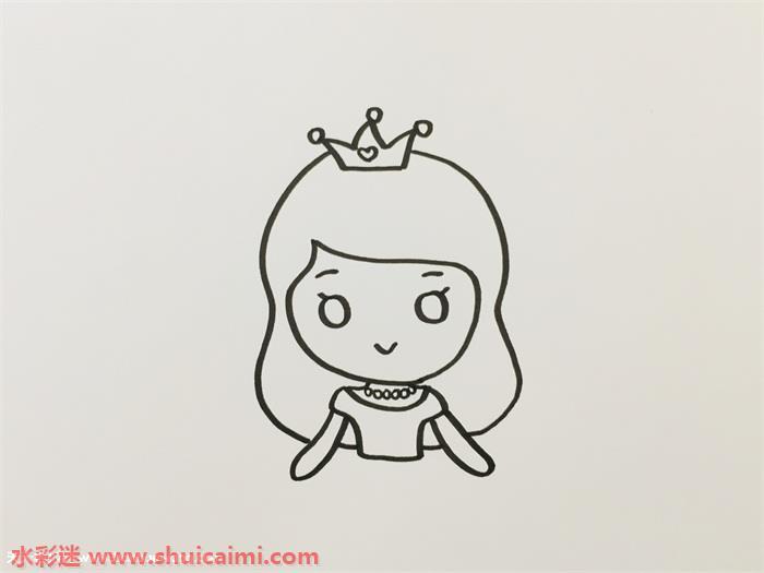 卡通画人物可爱公主怎么画 卡通画人物可爱公主简笔画彩色
