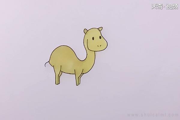 骆驼简笔画怎么画 骆驼简笔画简单