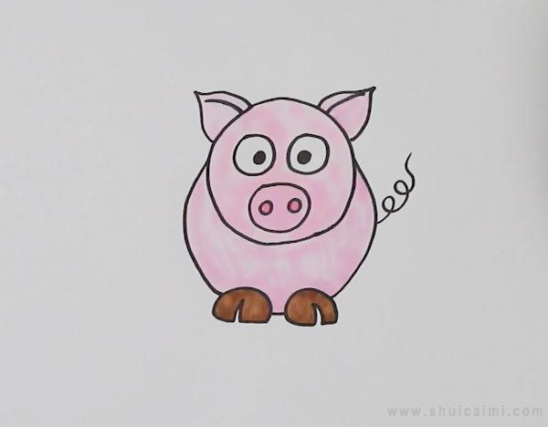 猪简笔画怎么画 猪简笔画图片大全