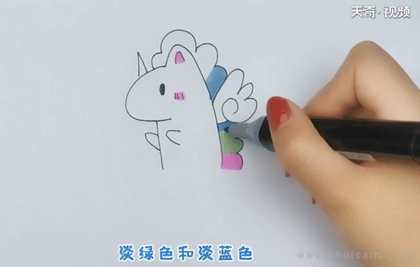 独角兽简笔画怎么画 独角兽简笔画画法