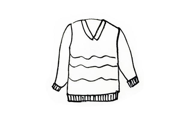 毛衣简笔画 毛衣简笔画彩色