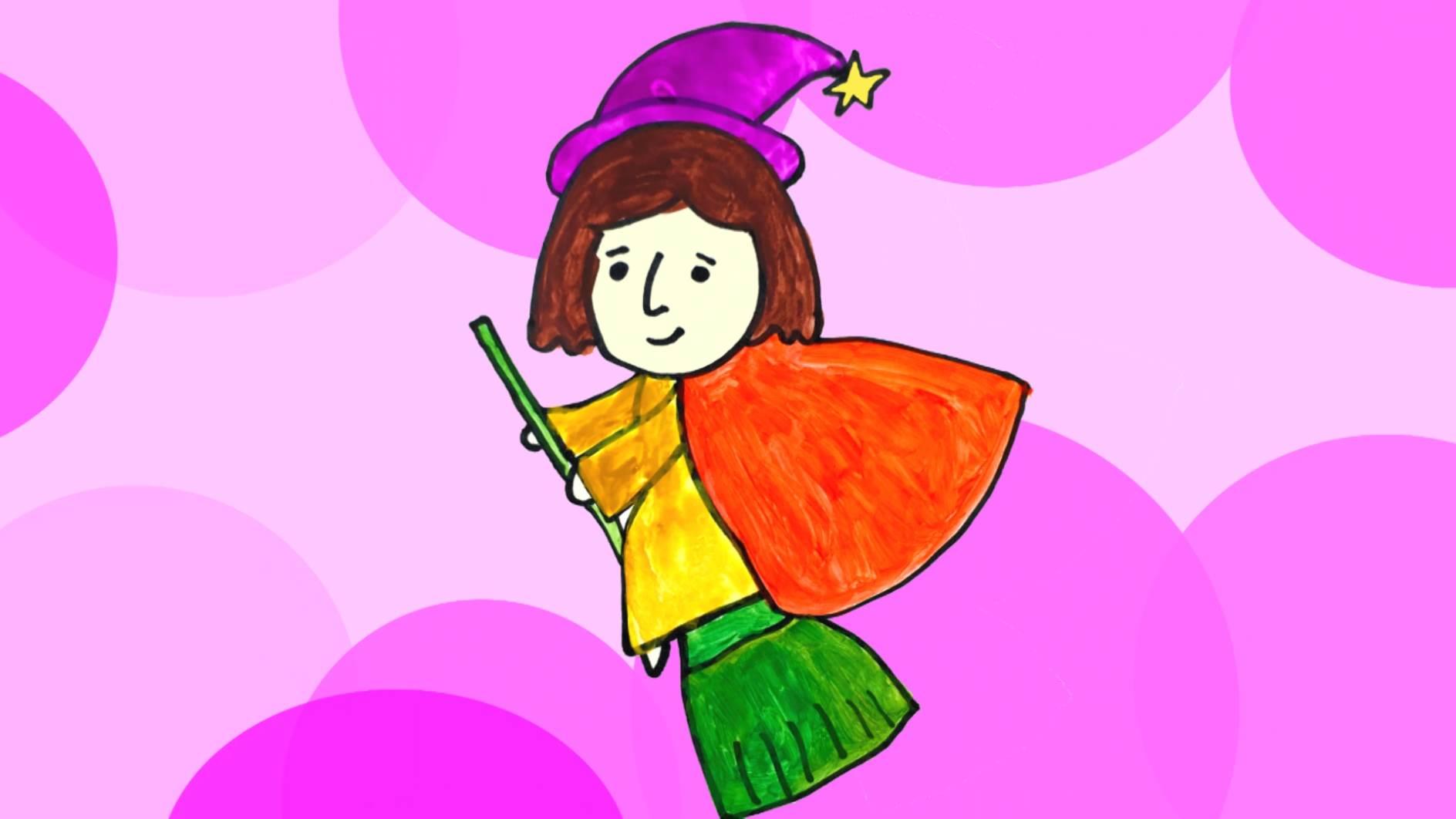 女巫简笔画图片大全 女巫简笔画图片大全大图