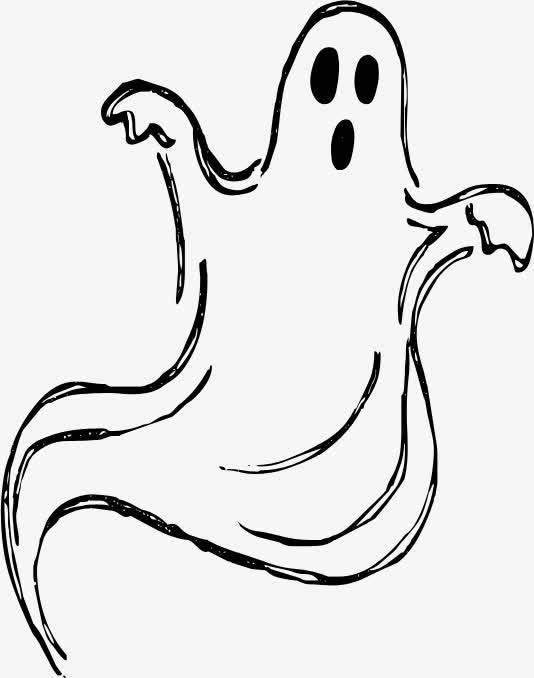 幽灵简笔画 幽灵简笔画可爱