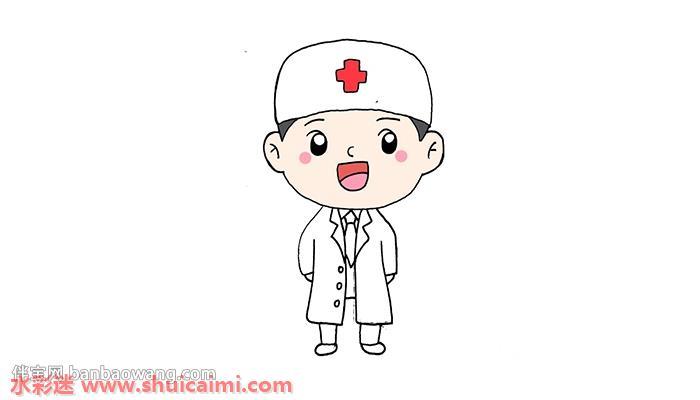 医护人员怎么画 医护人员简笔画简单又漂亮彩色