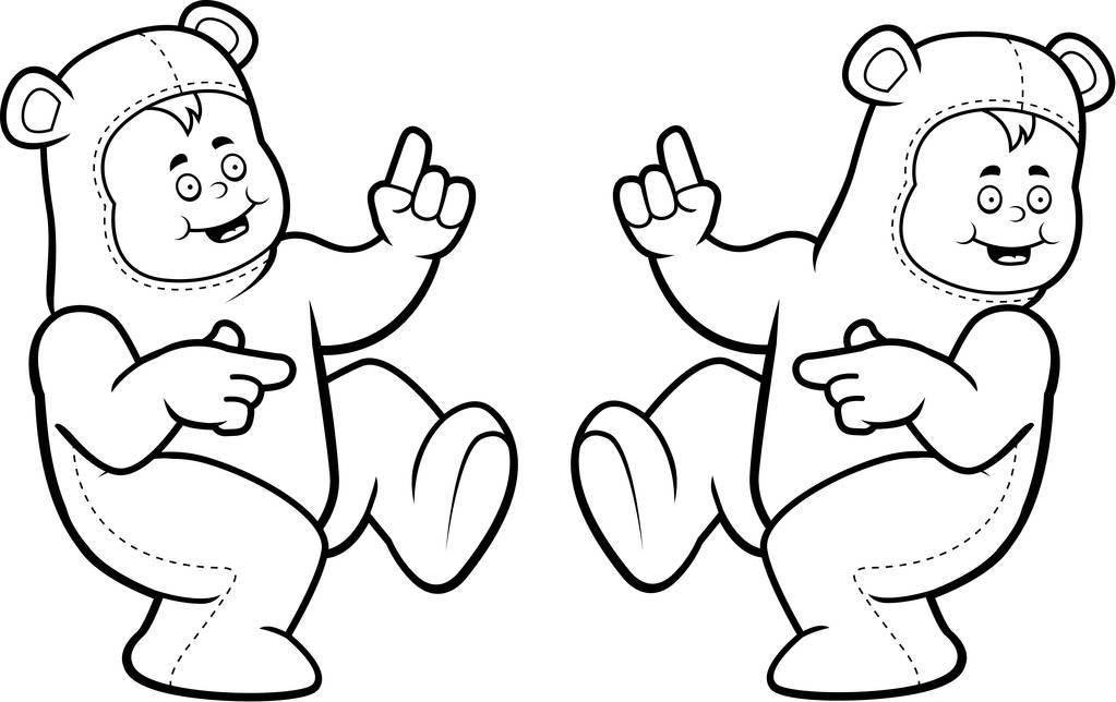 熊大熊二卡通简笔画 熊大卡通图片简笔画怎么画