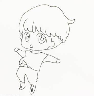 动漫简笔画男生帅气 动漫简笔画男生帅气简单