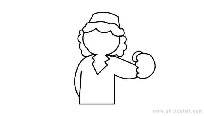 白衣天使简笔画怎么画 白衣天使简笔画步骤